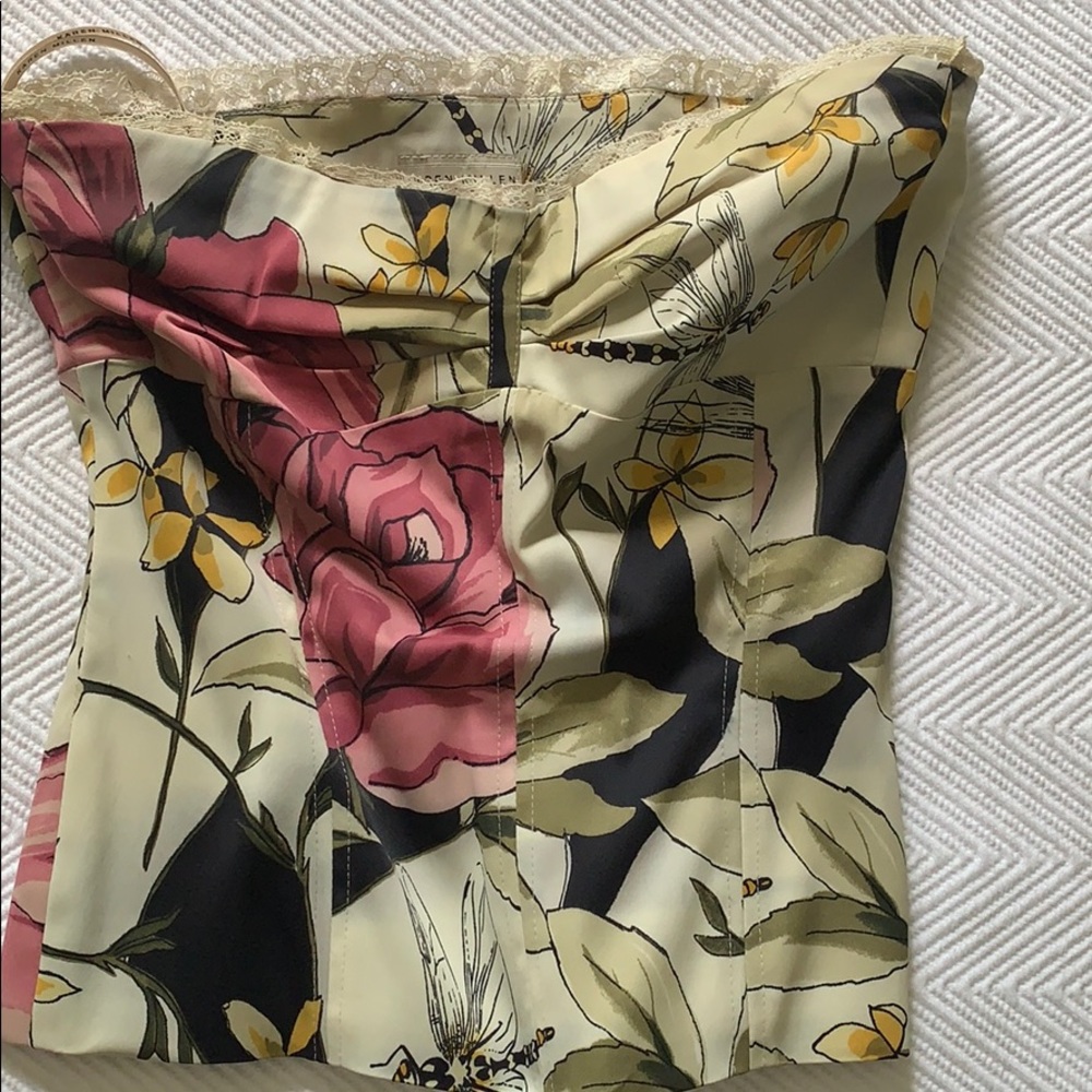Karen Mullen England Us 4 / UK 8 floral corset